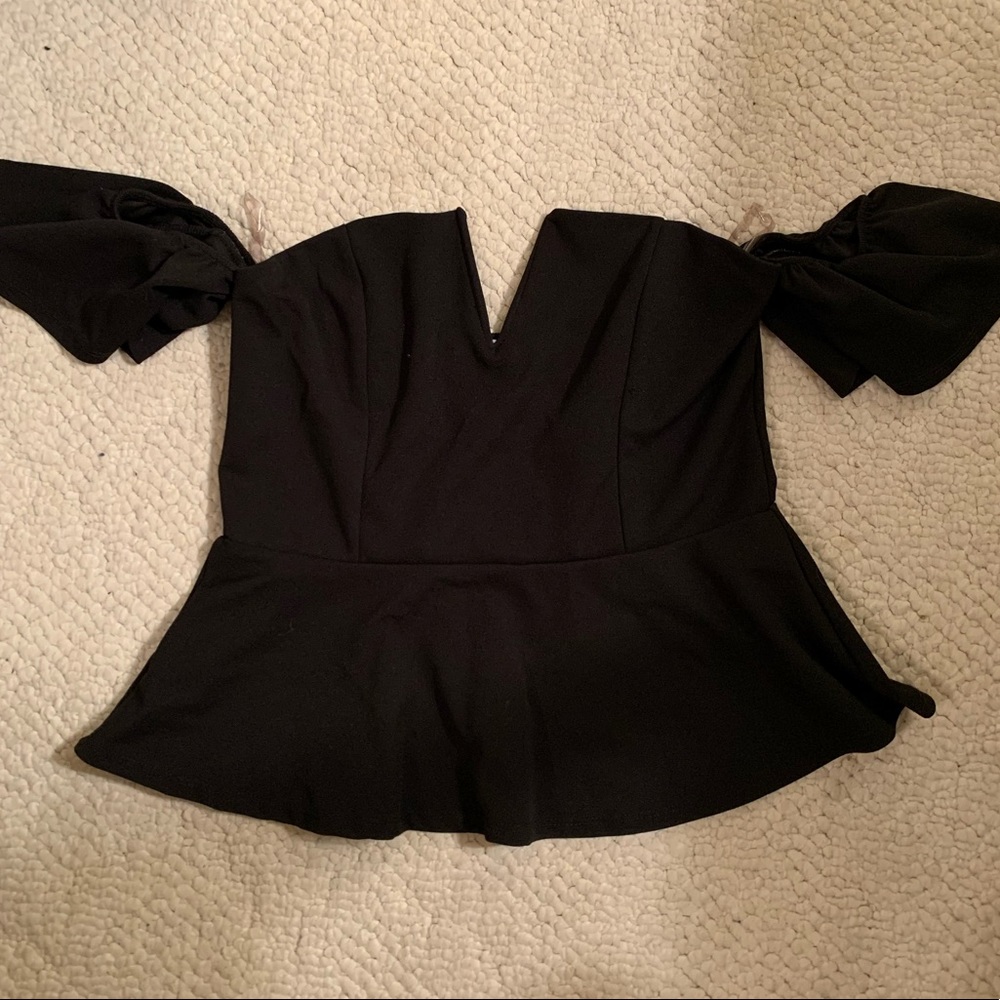 Off the Shoulder Crop Top